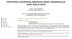 Desktop Screenshot of boucek-ordinacija.com