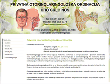 Tablet Screenshot of boucek-ordinacija.com